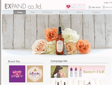 Tablet Screenshot of expand-japan.com